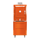 Bertha Table Top Stand with Drawers - Orange