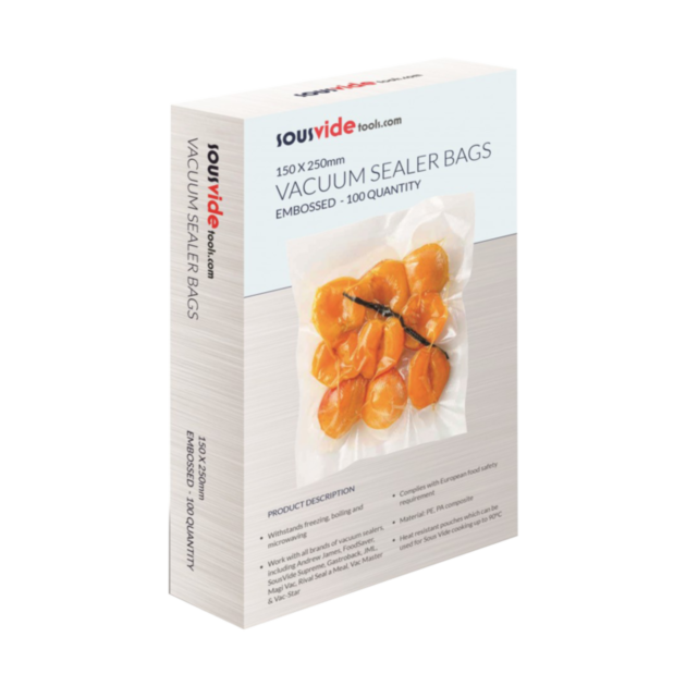 150 x 250mm Vacuum Sealer Bags, Vacuum Sealer Rolls