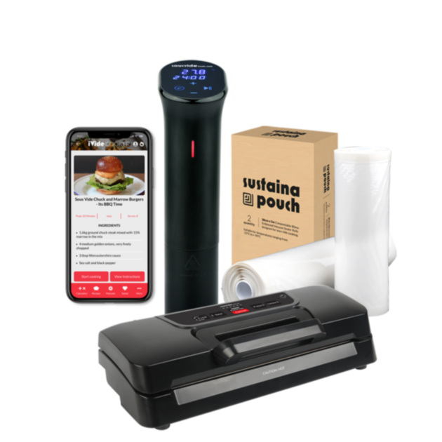 Donation Krydderi Perle iVide® 2.0 Sous Vide Cooker VS270P Bundle (WIFI) | sousvidetools.com