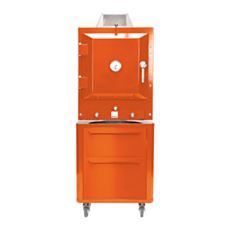 Bertha Table Top Stand with Drawers - Orange