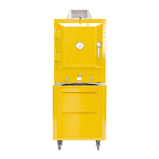 Bertha Table Top Stand with Drawers - Yellow