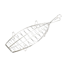 Kasai Stainless Steel Fish Grilling Basket 42 x 16cm