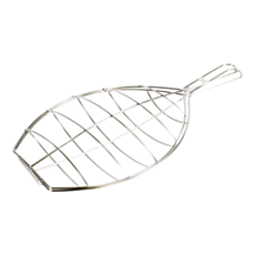 Kasai Stainless Steel Turbot Grilling Basket - XL - 42 x 30cm