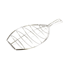 Kasai Stainless Steel Turbot Grilling Basket - Large 31 x 21cm