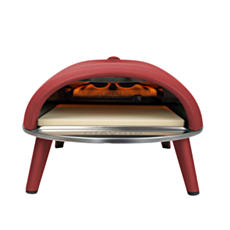 Manufacturer Refurbished - Delivita New Diavolo Gas-Fired Pizza Oven - Red